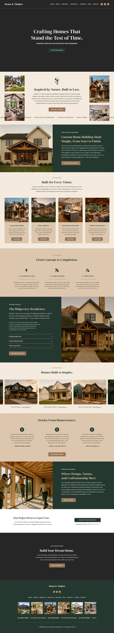 Stone & Timber – Squarespace Art & Design on SquareLocator