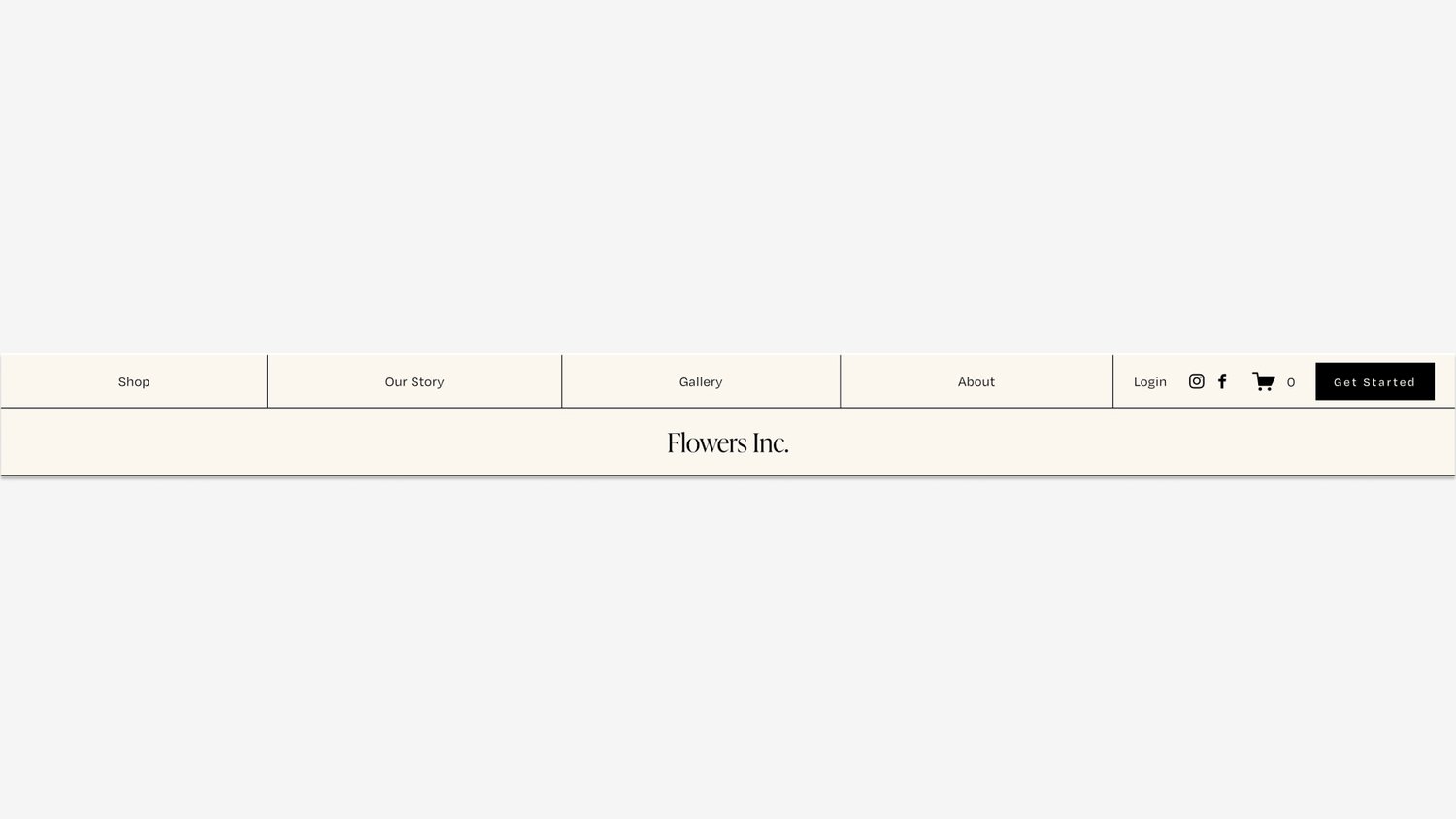 Stylish Header Layout - Squarespace Templates