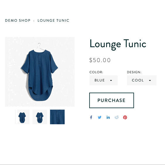 Sync Product Variant Images - Squarespace Templates