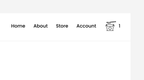 Take Out Icon (Shopping Cart) – Squarespace Commerce & Store on SquareLocator