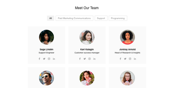 Team Showcase – Squarespace UI Components on SquareLocator