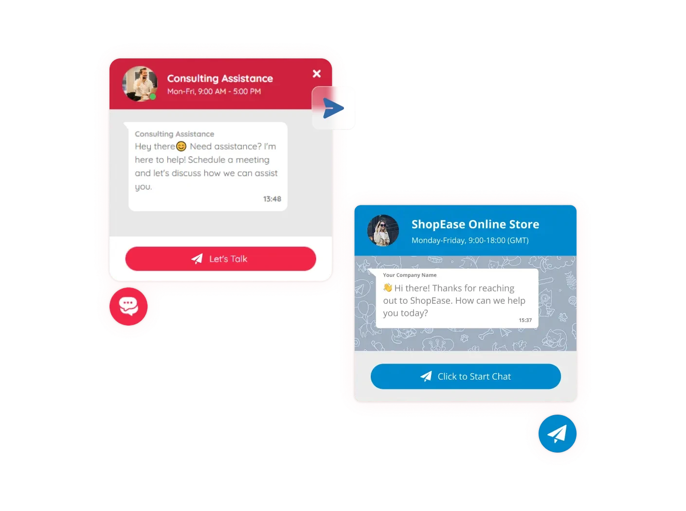 Telegram Chat Button Widget