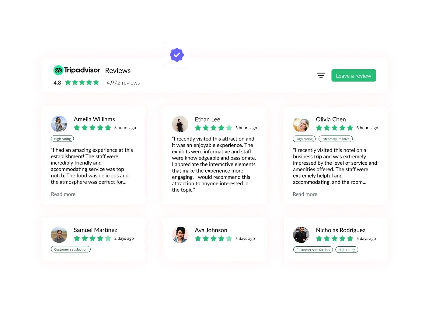 Tripadvisor Reviews Widget