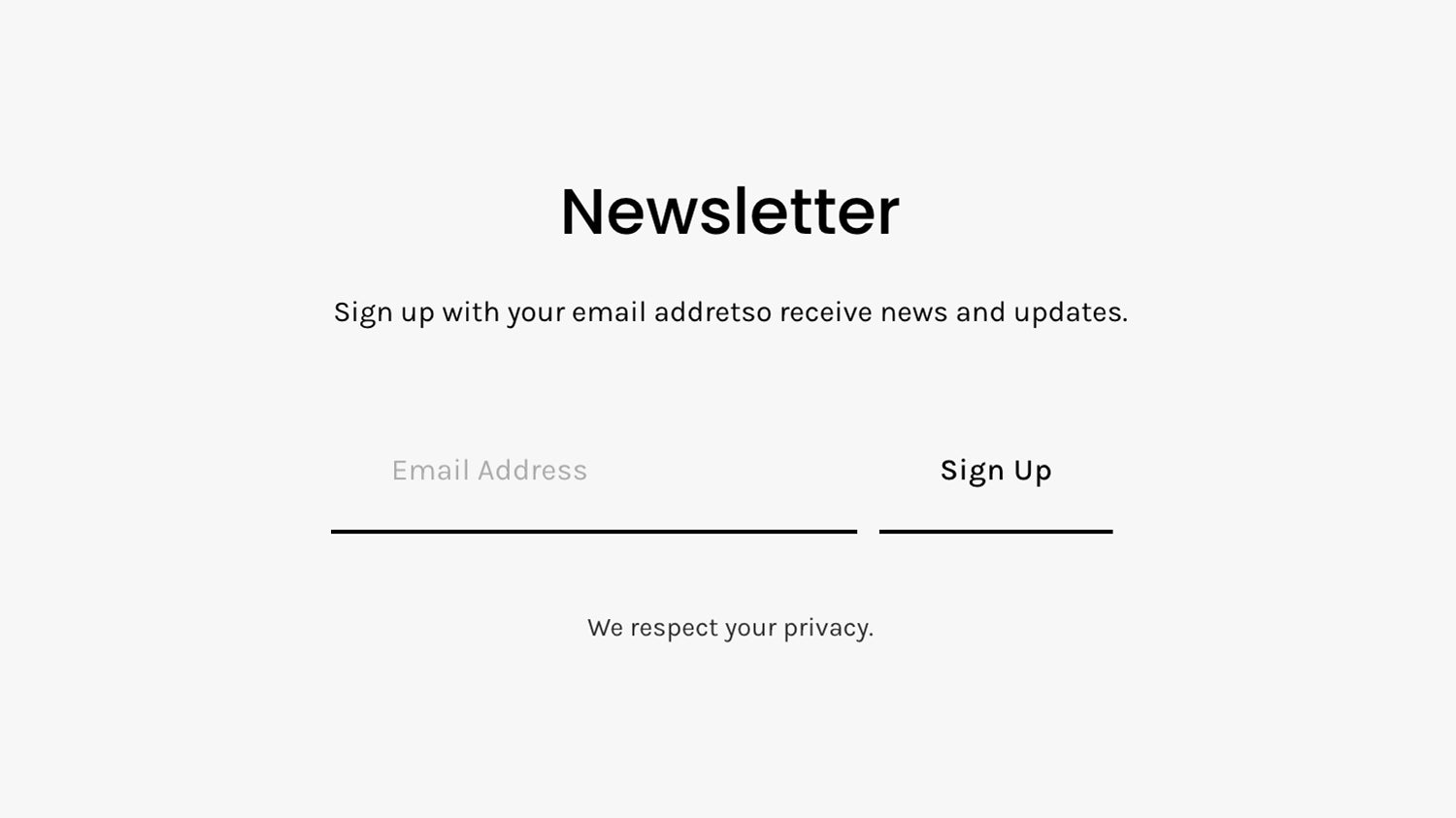 Underline Style (#02) - Squarespace Templates