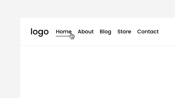 Underline Hover Style (Navigation) – Squarespace Navigation & Menus on SquareLocator