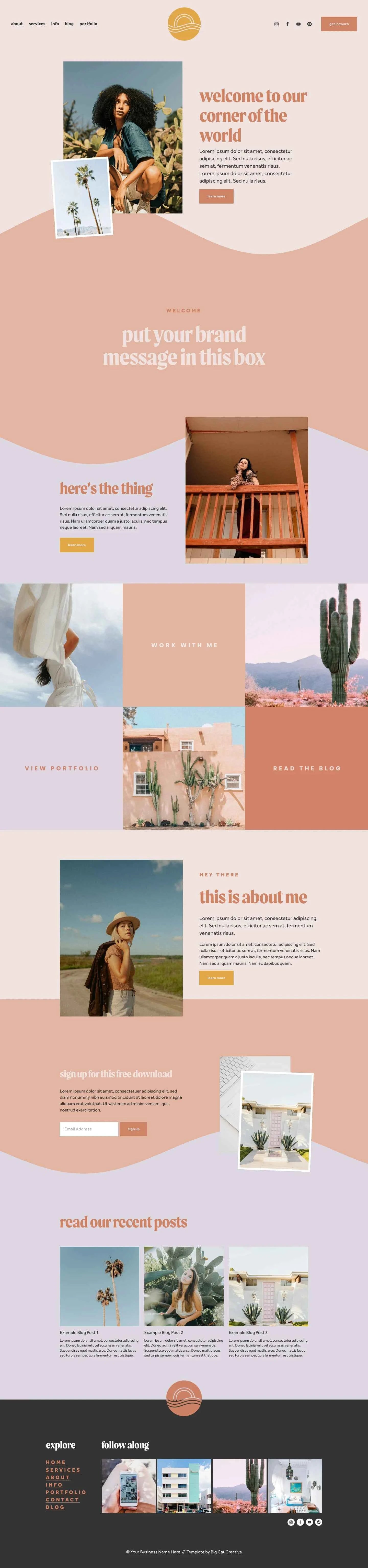 Ventura Squarespace 7.1 Template
