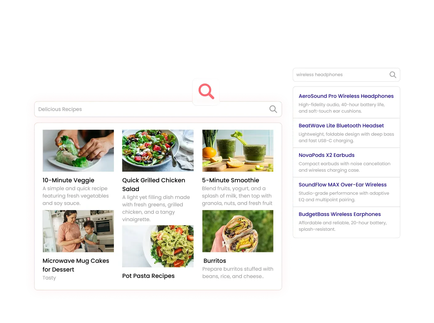 Website Search Widget