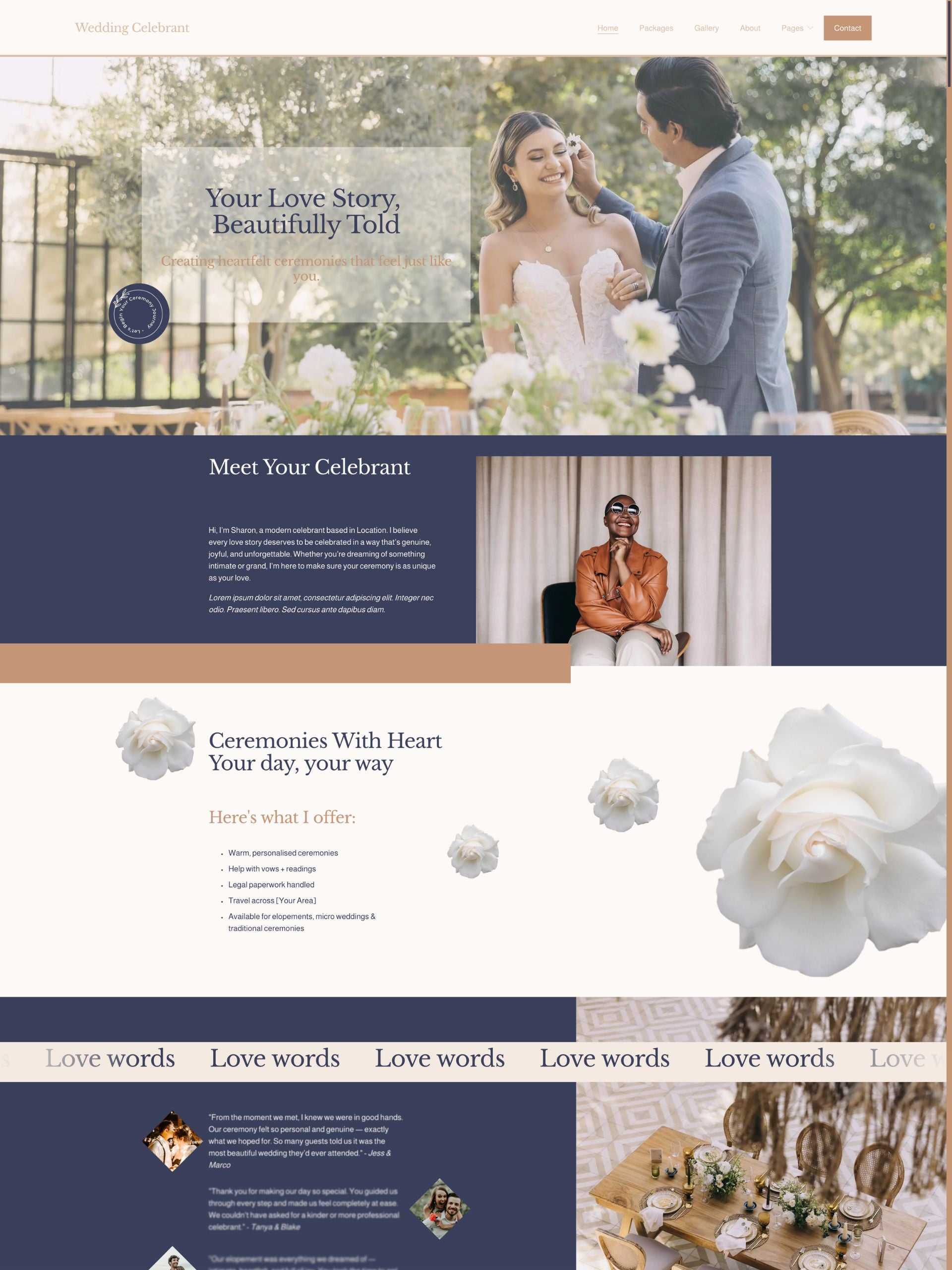 Wedding Celebrant