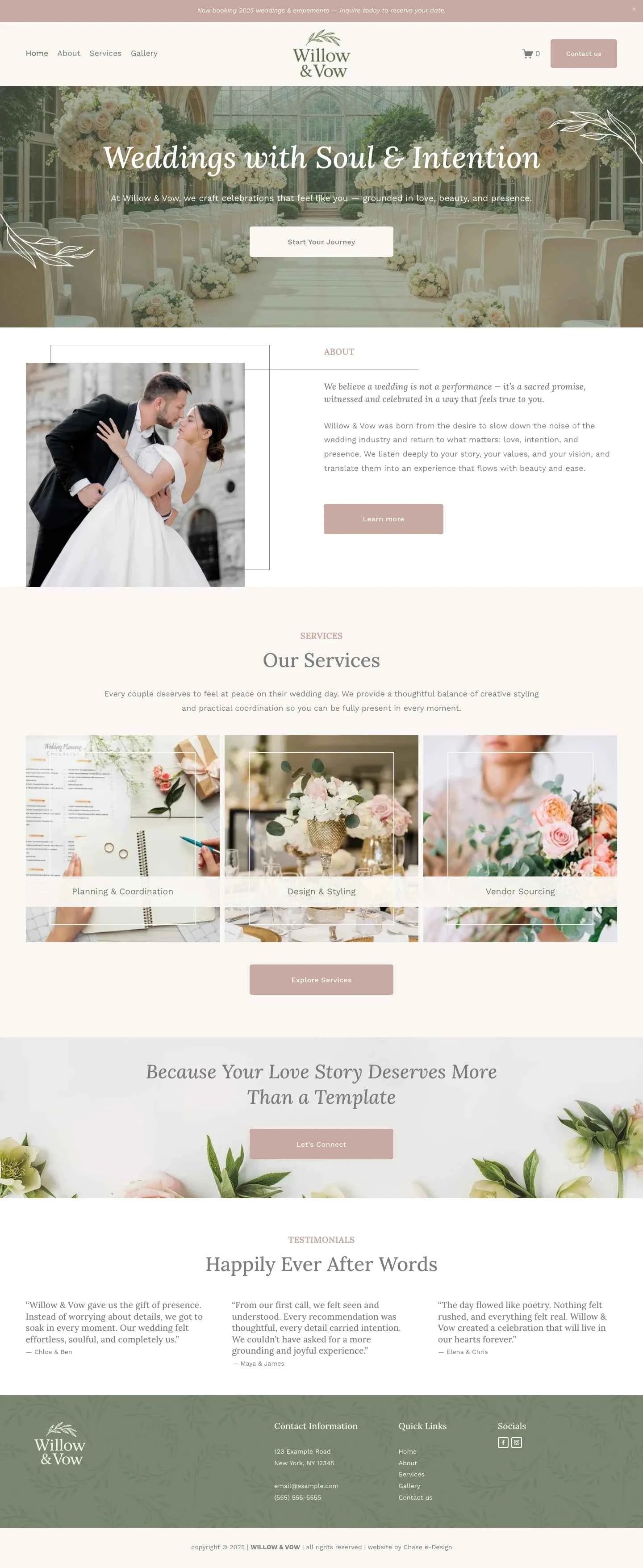 Willow & Vow