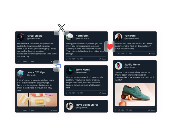 X Feed Widget – Squarespace UI Components on SquareLocator